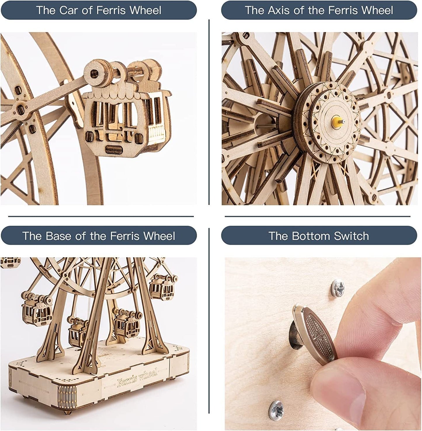 Fai da Te - Ruota panoramica con carillon - Petnity Store